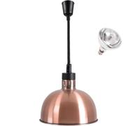 cendbirut Lampe chauffante Alimentaire Commerciale Suspendue, Lampe chauffante pour Aliments au Plafond et Lampe chauffante rétractable pour Restaurant 250WWarmer Food Light,Rose Gold
