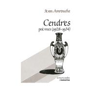 Cendres (poèmes) - poèmes 1928-1934 - Jean Amrouche - L'harmattan - Livre