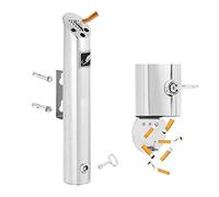 Cendret extérieur pour le jardin de jardin Patio Cigarette au cendrier au cendrier Dispose à l'épreuve du vent Conteneur de pointe ou de barres, paroi, cendrier des cigarettes extérieures murales