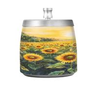 Cendrier aquarelle champ de tournesol cendrier à cigarettes sans fumée inodore coupe-vent cendrier sans fumée cendrier maison cendrier