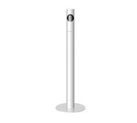 Cendrier autonome en acier inoxydable avec seau à fumer, boîte de collecte de cigarettes au sol, design amovible pour les zones fumeurs publiques