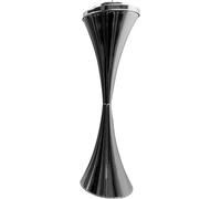 Cendrier avec colonne Poubelle à mégots de cigarettes haute et résistante aux intempéries, avec couvercle, for terrasse, jardin, bureau(E)
