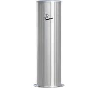 Cendrier avec colonne Poubelle commerciale sur pied avec couvercle for extérieur, for terrasse, balcon, poubelle durable for la gestion des déchets(Fixed)