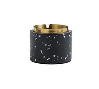Cendrier,Cendrier en terrazzo de luxe léger et créatif, ornements de cendrier industriel sans capuchon haut de gamme