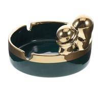 Cendrier Céramique Décoratif Moderne Élégant pour Cigarettes et Cigares | Finition Minimaliste et Luxueuse, Nettoyage Facile à L’essuyage, Usage Maison ou Terrasse, Table Propre