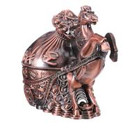 Cendrier Cheval D'art Rond en Cuivre, Classique Feng Shui Intérieur