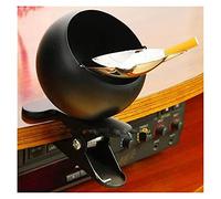 Cendrier De Haute Qualité Cendrier, Cendrier À Cigarettes Avec Couvercle Coupe-vent, Pour Cendrier De Serrage Avec Couvercle Chromé, Pince À Bande Personnalisée Grand Cendrier Pour Un Usage IntéRieur
