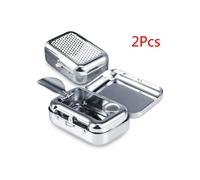 Cendrier de poche anti-odeurs, cendrier de voiture portable en acier inoxydable, mini cendrier de voyage pour une utilisation intérieure et