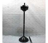 Cendrier de sol pour cigarettes, couvercle à charnière intérieur et extérieur, support de cendrier à cigares autonettoyant, fumeurs commerciaux en métal, conteneur de cendrier à cigares avec couverc