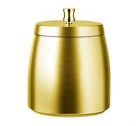 Cendrier de table coupe-vent en acier inoxydable avec axe intérieur amovible pour un nettoyage facile, base antidérapante pour une utilisation en extérieur et en intérieur, bureau, bar, café, hôtel