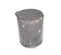 Cendrier De Voiture Bling, Cendrier Voiture LED, Cendrier De Voiture Portatif avec Couvercle Conteneur De Support D'aération De Véhicule Accessoires De Voiture pour Femmes