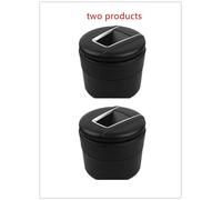 Cendrier De Voiture Chromé Spécial,Adapté Pour Audi,A3,A4,B8,B9,Horizon,C5,C6,C7,A7,Q5,A5,A8,8v0,857,951 - Type 2pcs Small Ashtray