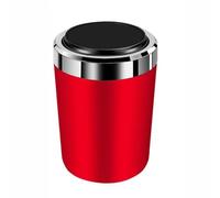 Cendrier de Voiture pour Audi A5 Coupe 2door B9 2017-2023, Cendrier avec Couvercle Portable Ignifuge Fumée Cendrier de Voiture Accessoires,Red