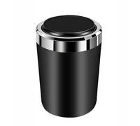 Cendrier de Voiture pour Audi A7 MK2 2019-2023, Cendrier avec Couvercle Portable Ignifuge Fumée Cendrier de Voiture Accessoires,Black