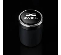 Cendrier de Voiture pour Dacia Sandero III Stepway 2020-2022, Résistant Aux Odeurs et Portable avec Couvercle Adapté Aux Bureaux à Domicile et Au Camping en Plein air,Black