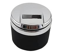 Cendrier de Voiture pour Mercedes-Ben z AMG C/AMG CLA/AMG CLS, Portable Tubulaire Cigarette Sans FuméE Mini Poubelle avec Couvercle et LumièRe Led pour La Maison et Le Bureau