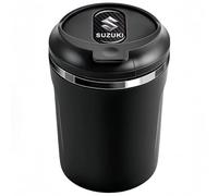 Cendrier de Voiture pour Suzuki Swace 2023 2024, Cendrier Voiture avec Couvercle Anti Odeur Mini Cendrier Automobile Portable Amovible Cendrier pour Voiture Bureau,Black