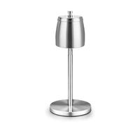 Cendrier Debout en Acier Inoxydable - Hauteur Extensible 34-65cm - Grand Cendrier Extérieur Avec Couvercle, Fond Antidérapant et Coupe-Vent - Pour Intérieur et Fumeurs