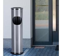 Cendrier Débout Poubelle Cendrier Extérieur Inox H 54 CM