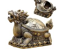 Cendrier décoratif coupe-vent, cendrier avec couvercle tortue,Cendrier tortue extérieur | Cendrier tortue Dragon, cendrier pour fumeur, cendrier coupe-vent avec couvercles, conception à tr