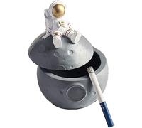 Cendrier Décoratif Résine - Motif Astronaute et Planète