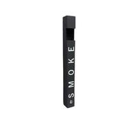 Cendrier d'extérieur Atmosphère simple vertical Cendrier à fumer Kiosque à suspendre pour cigarette Noir