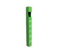 Cendrier d'extérieur - Atmosphère simple - Vertical - Pour fumer - Kiosque à suspendre - Pour cigarette - Collecteur fixe (vert)