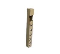 Cendrier d'extérieur - Atmosphère simple - Vertical - Pour fumer - Kiosque à suspendre - Pour cigarette - Collecteur fixe (marron)