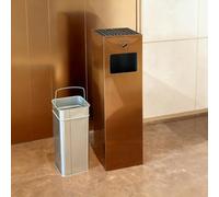 Cendrier d'extérieur avec corps intérieur amovible pour une élimination des cendres très résistante dans les zones de fumage publiques et les jardins