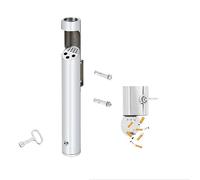 Cendrier d'extérieur - Cendrier mural en acier inoxydable pour une utilisation propre et pratique