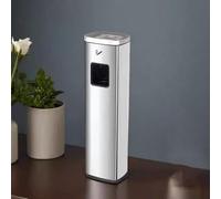 Cendrier d'extérieur sur pied et poubelle - Grande station de mégots de cigarettes sur pied carrée pour hôtels et immeubles de bureaux