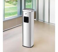 Cendrier d'extérieur sur pied - Poubelle autonome avec cendrier pour mégots de cigarettes, idéal pour les hôtels et les immeubles de bureaux