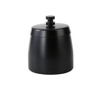 Cendrier En Acier Inoxydable Avec Couvercle, Cendrier D'extérieur, Cendrier Coupe-vent Et Résistant À La Pluie Pour Cigarettes, Cendrier En Métal Avec Couvercles Pour L'extérieur ( Color : Schwarz )
