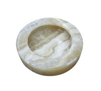 Cendrier en albâtre égyptien fait à la main et accessoire décoratif en même temps