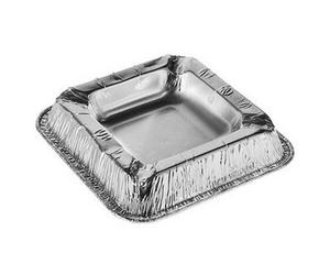 Cendrier en aluminium, carré, par 10