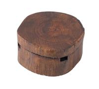 Cendrier en Bois Créatif, Style Vintage Moderne, Marron pour Table