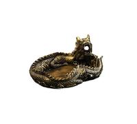 Cendrier en résine sur le thème du dragon - Décoration d'intérieur - Artisanat chinois traditionnel - Multifonctionnel - Pour le salon, le bureau - Cendrier décoratif culturel
