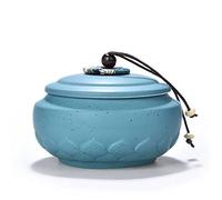 Cendrier, Ensembles de cendriers for Cigarettes cendrier en céramique coloré à glaçure météore pot argile scellé(A)