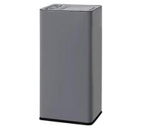 Cendrier Exterieur, Cendrier Anti Odeur, avec Poubelle, Couvercle à Fermeture Automatique, Durable, Facile à Nettoyer(Gray,Small)