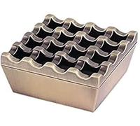 Cendrier Extérieur en Métal pour Cigares - Cendriers pour Cigarettes Coupe-Vent Grand Cendrier 16 Trous Cendrier Extérieur Coupe-Vent pour Cigarettes Décor De Table pour La Maison Hôtel Jardin