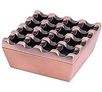 Cendrier Extérieur en Métal pour Cigares - Cendriers pour Cigarettes Coupe-Vent Grand Cendrier 16 Trous Cendrier Extérieur Coupe-Vent pour Cigarettes Décor De Table pour La Maison Hôtel Jardin Bur