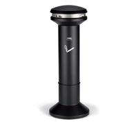 NWL Cendrier sur pied D394xH1054mm noir tôle en acier RUBBERMAID Quantité:1