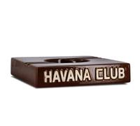 cendrier havana club carré marron double