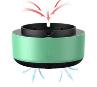 Cendrier intelligent purificateur d'air, cendrier anti odeur interieur maison purificateur, filtre pour cendrier anti odeur, filtre cendrier aspirateur de fumée, cendrier absorbeur de fumée