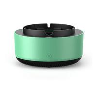 Cendrier intelligent Purificateur d'air Smart Home - Circulation d'air à 360° - Élimination de la fumée secondaire avec collecte de cendres pour le salon, le bureau, le bureau - Faible bruit