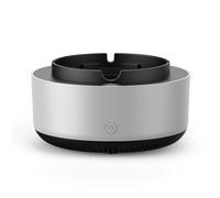 Cendrier intelligent Purificateur d'air Smart Home - Circulation d'air à 360° - Élimination de la fumée secondaire avec collecte de cendres pour le salon, le bureau, le bureau - Faible bruit