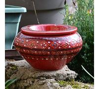 Cendrier marocain Marrakech Rouge- Grand modèle
