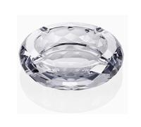 Cendrier Moderne, Cendrier Mural En Acier Inoxydable, Boîte À Mégots En Cristal, Cendriers De Bureau, Boîte À Mégots Haut De Gamme Résistante À La Chaleur(White)