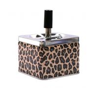 Cendrier motif imprimé Animal - cendrier métal - 9 x 7 cm (Léopard)