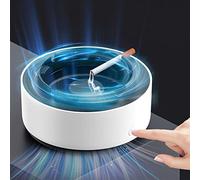 Cendrier multifonctionnel sans fumée 2 en 1, purificateur d'air for cigarettes d'intérieur, avec cendrier filtrant, cendrier plus frais for purificateur domestique for bureau, maison, intérieur, extér